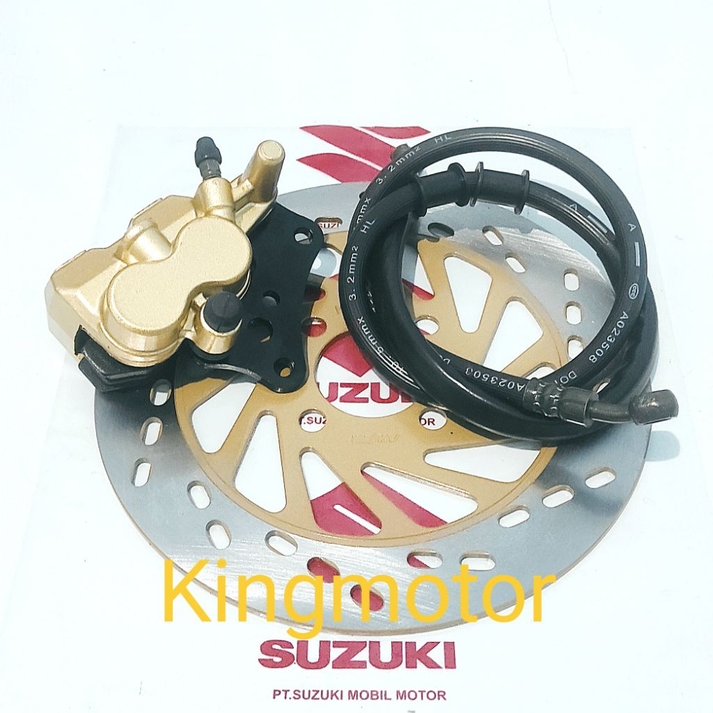 Piringan+Kaliper+Selang Rem Depan Suzuki Skywave