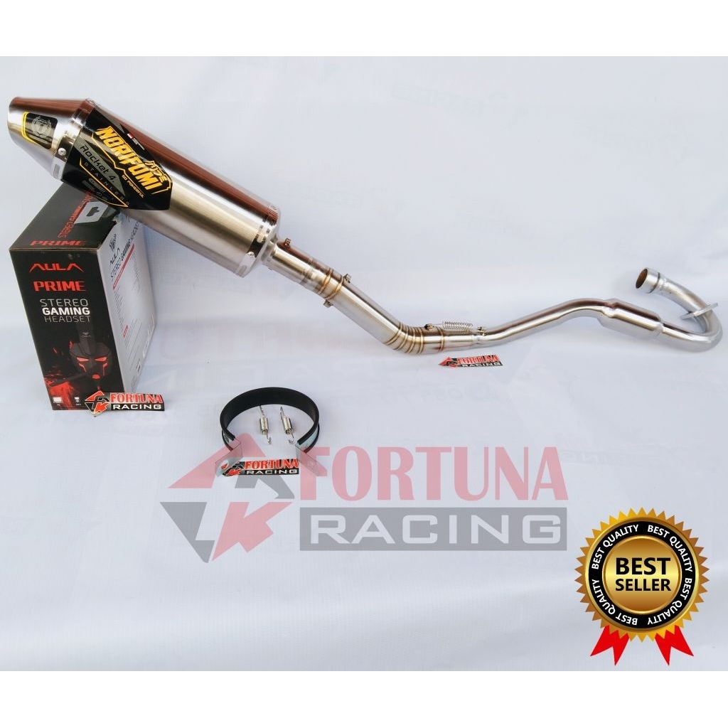 Knalpot racing norifumi KLX CRF 150L Klx Bf D-Tracker Viar Croos 150 suara bass adem