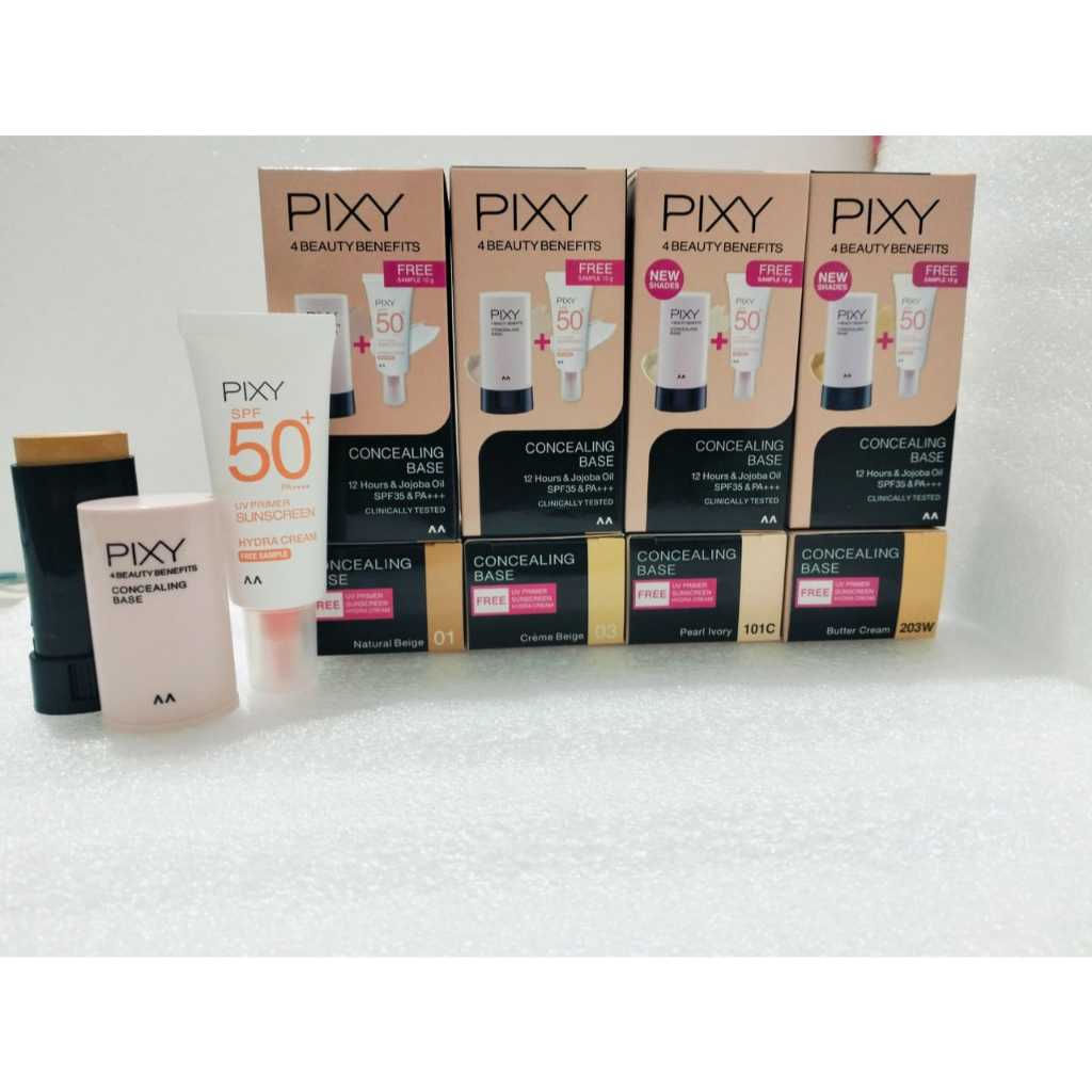 PIXY Concealing Base Bundling / Pixy Concealing Base Free Sunscreen