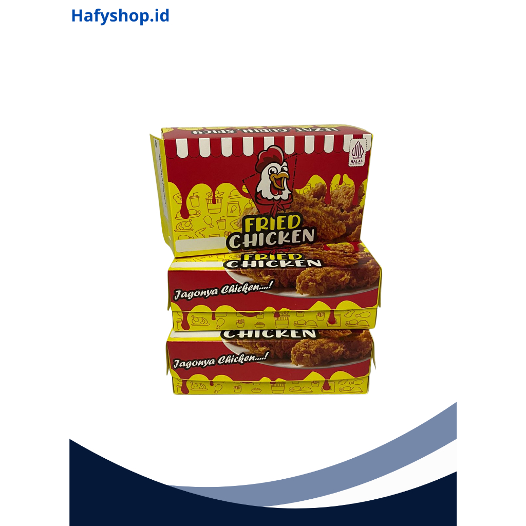 

IVORY PREMIUM BOX FRIED CHICKEN LAMINASI, FULL COLOR KUALITAS BAIK