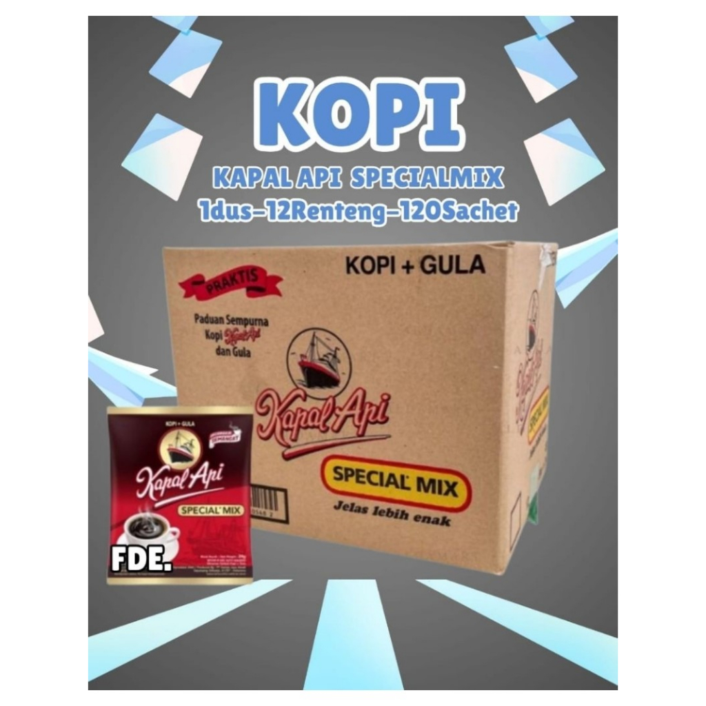 

kopi kapal api mix 1Dus isi 12renceng