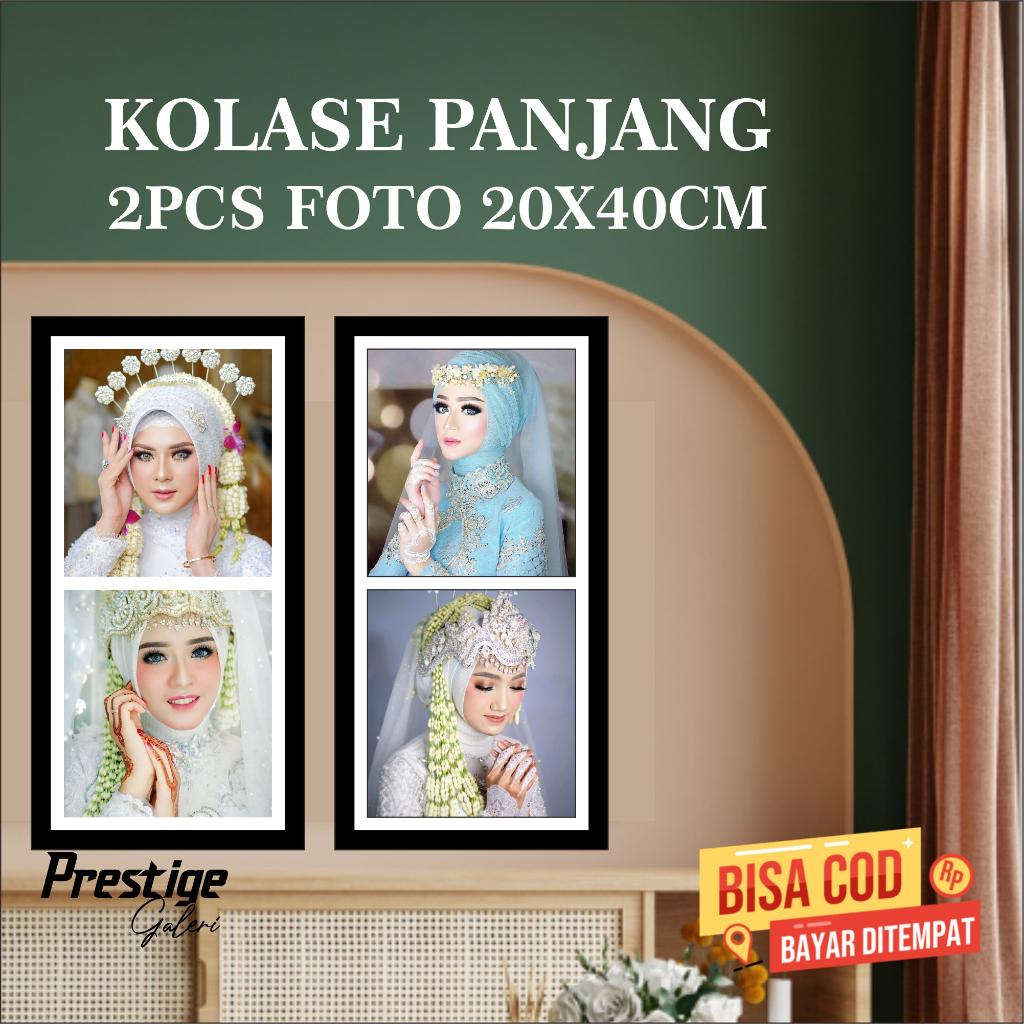 FOTO KOLASE BINGKAI MDF 20X40 PCS