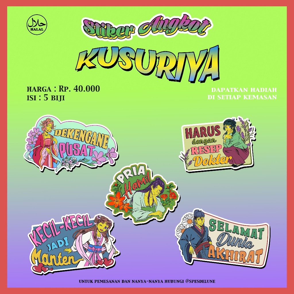 

Stiker Angkot Kusuriya