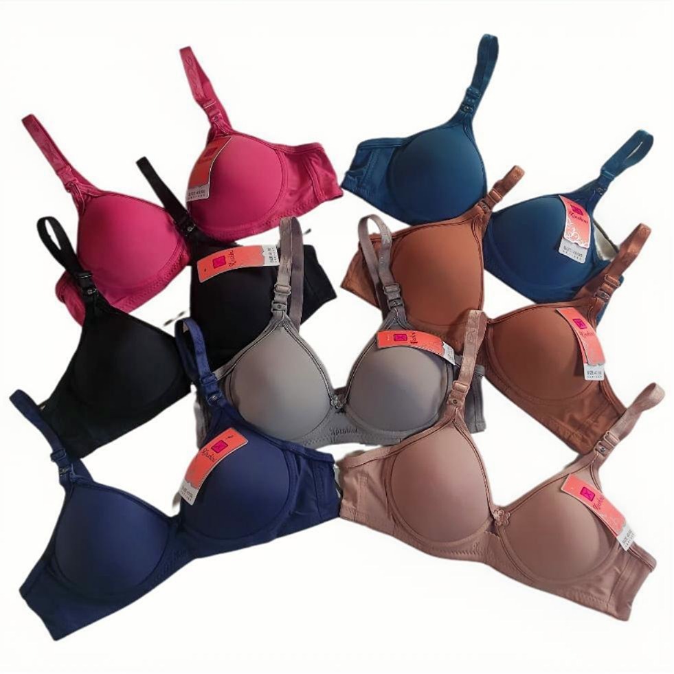 Xinshini A5 (3 Pcs) Bra Tanpa Kawat Lembut Nyaman 34-40 BH Xinshini Import Murah Lembut Tanpa Kawat