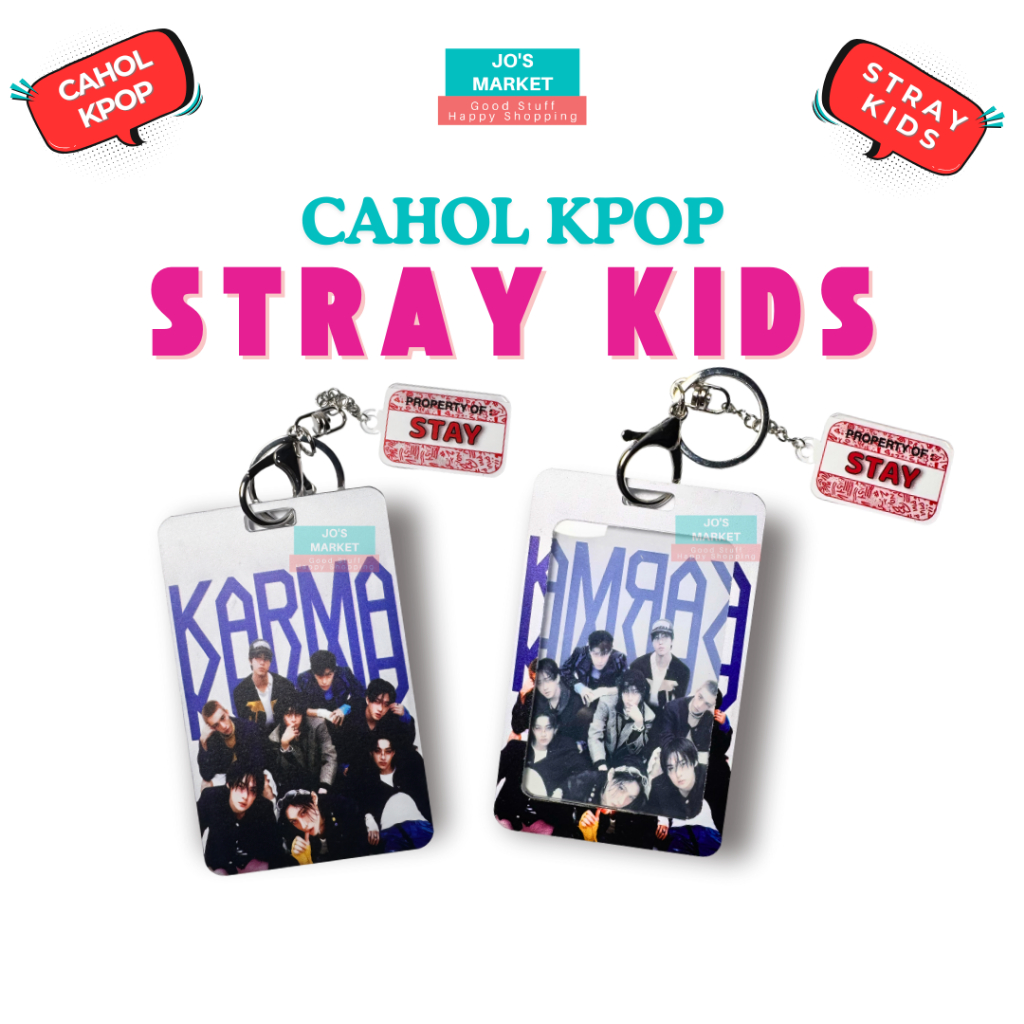 

Cahol Stray Kids Karma Akrilik Photocard Holder Kpop SKZ Card Holder Unofficial SKZ STAY Jo's Market