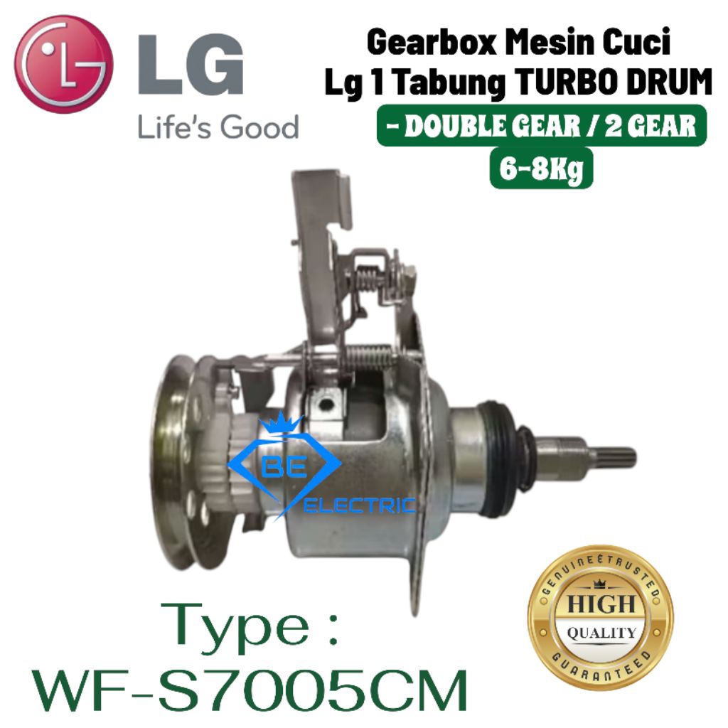 GEARBOX MESIN CUCI LG 1 TABUNG TOP LOADING GIGI AZ 11 WF-S7005CM