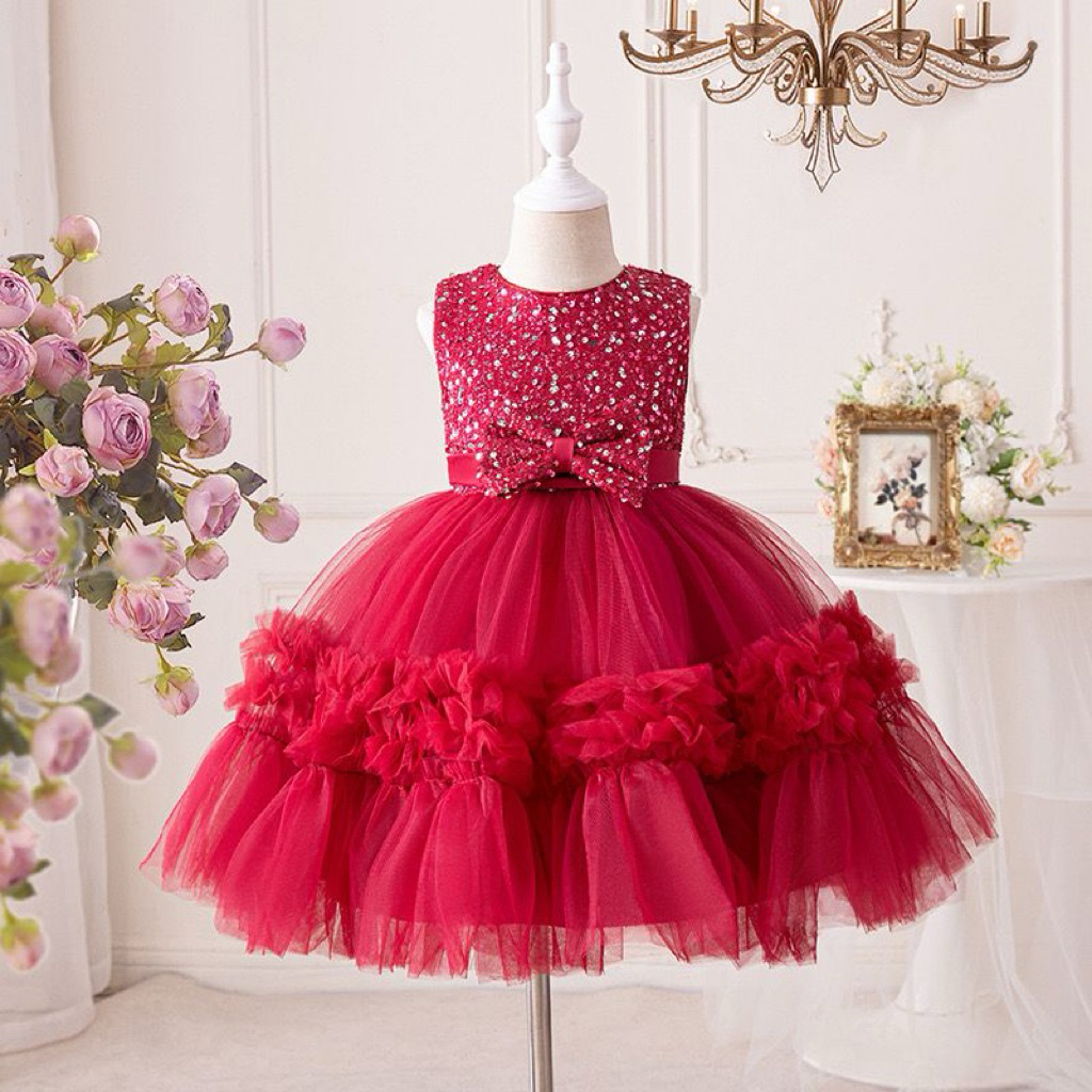 Gaun Pesta Anak Perempuan Import | Dress Pesta Anak Perempuan Import | Gaun Princess Anak Perempuan 