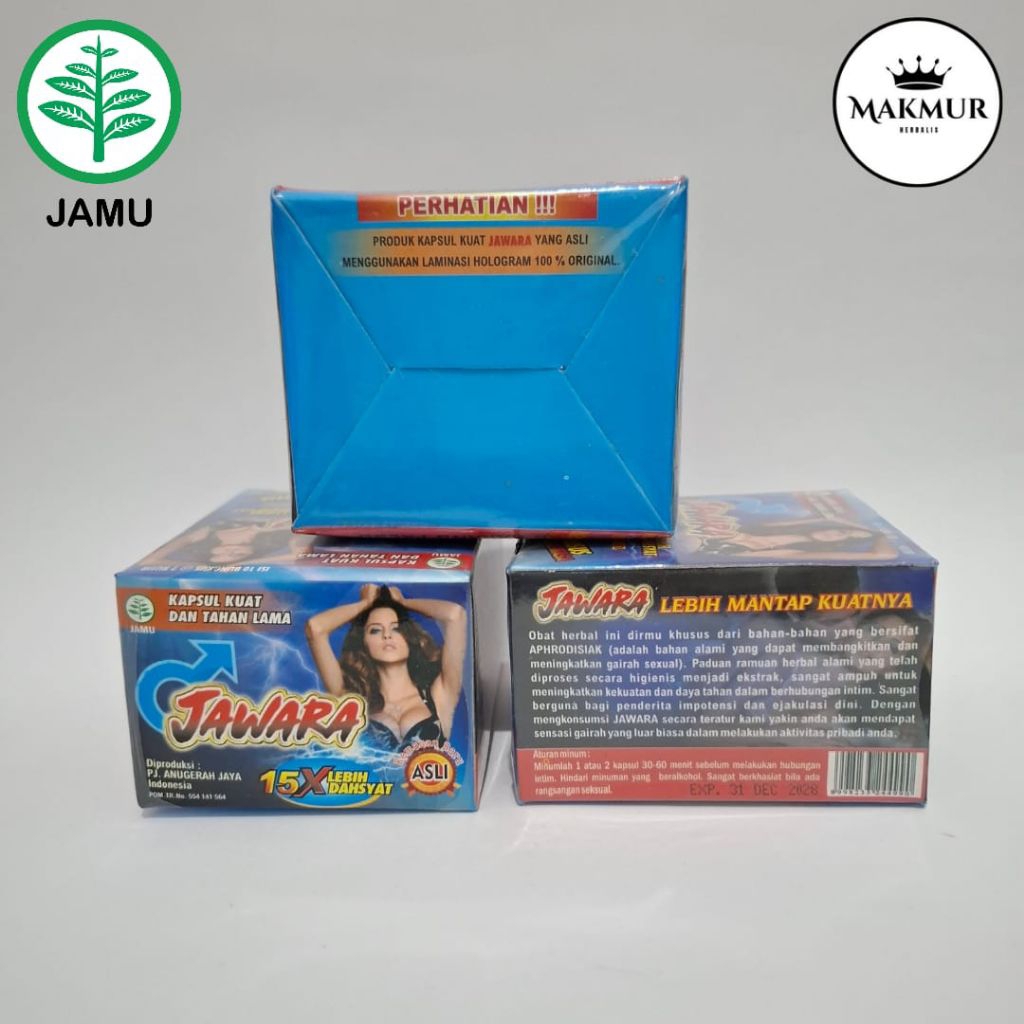 Kapsul Jawara Kemasan Biru