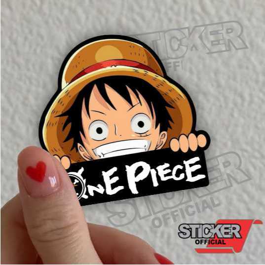 

CB22, one piece ngitip, one piece kids, stiker one piece lucu, anime manga, stiker cutting timbul