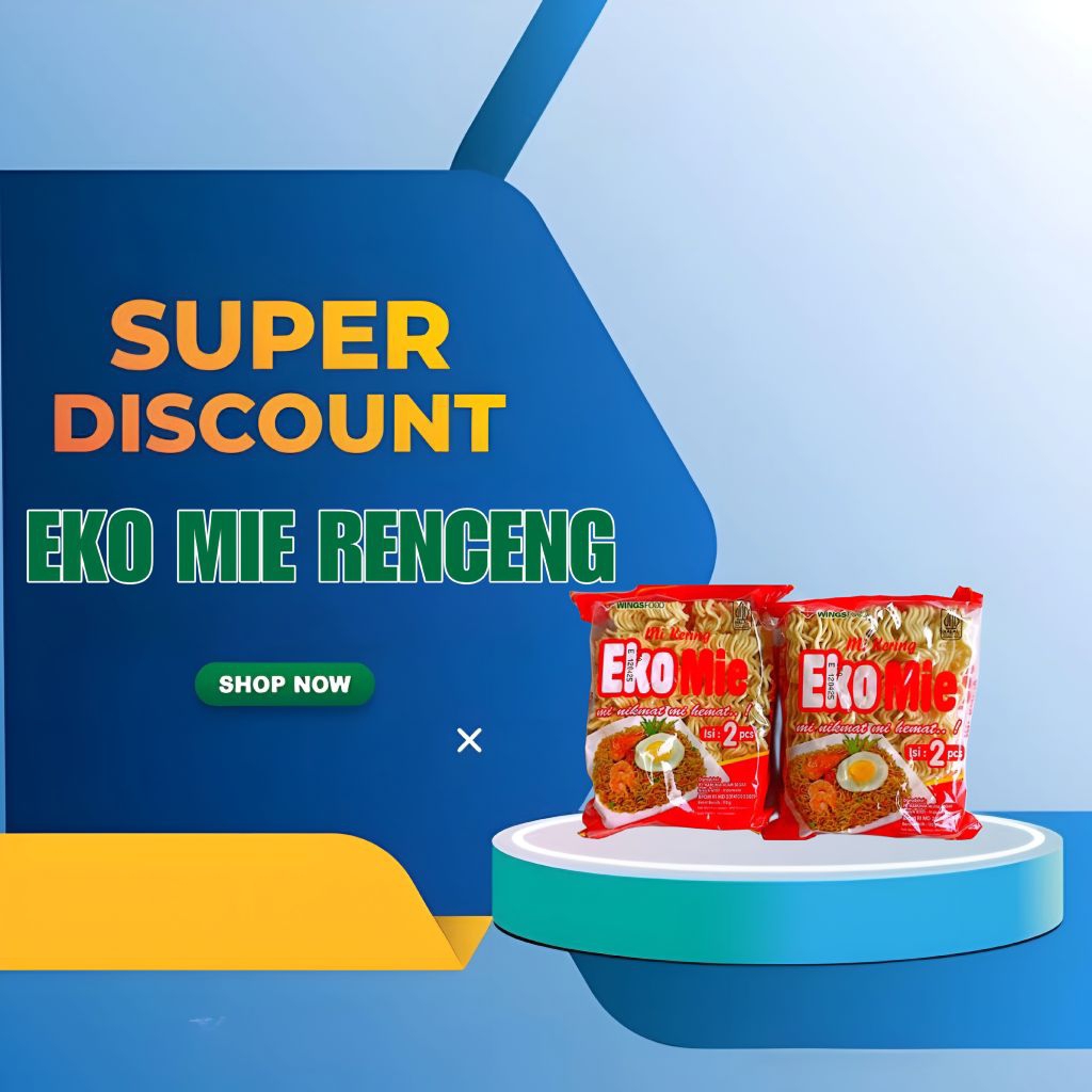 

Paket murah 3 pcs Eko Mie Renteng