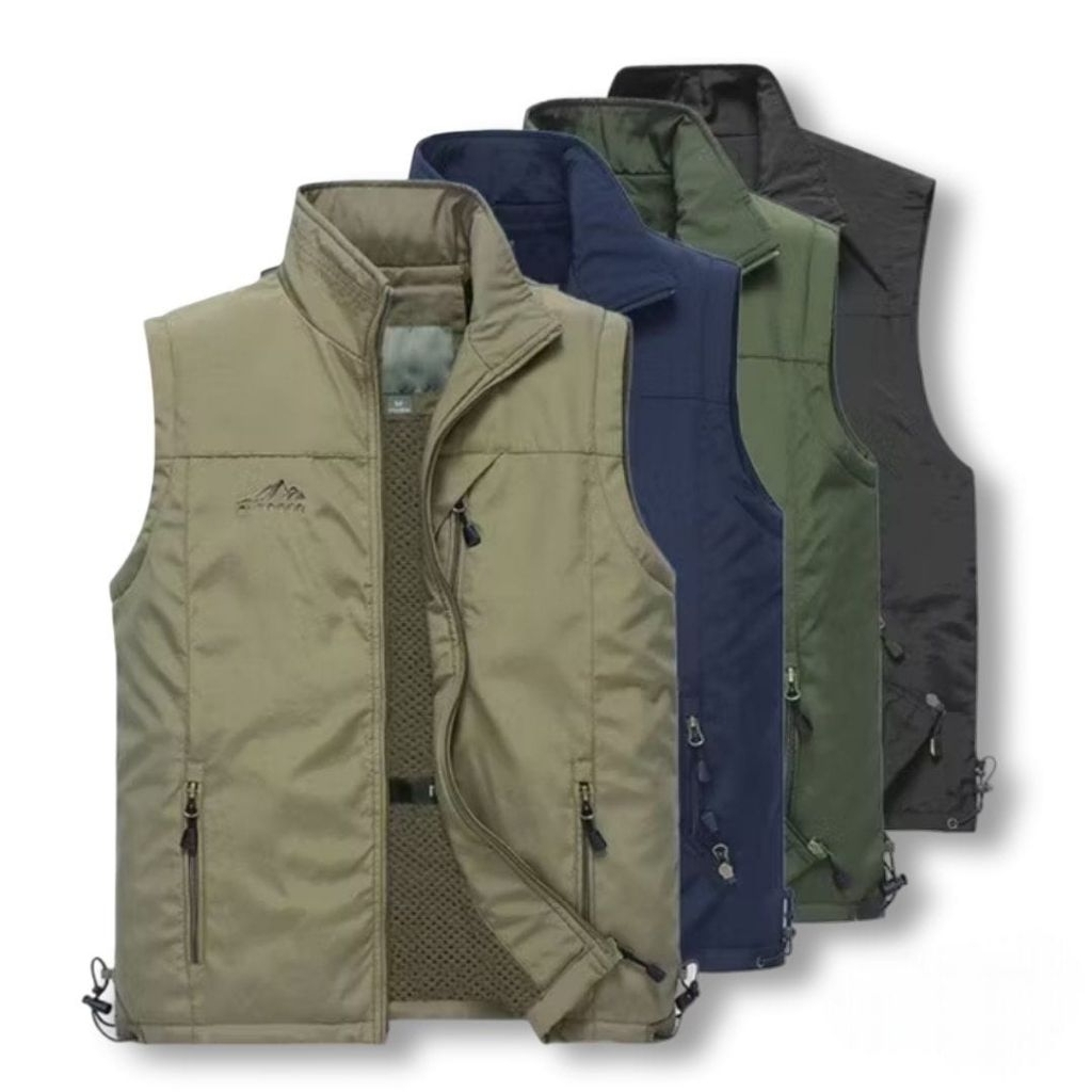 Rompi Outdoor Pria ROMPI VEST OUTDOOR HIKING TASLAN WATERPROOF ROMPI MOTOR ROMI MANCING