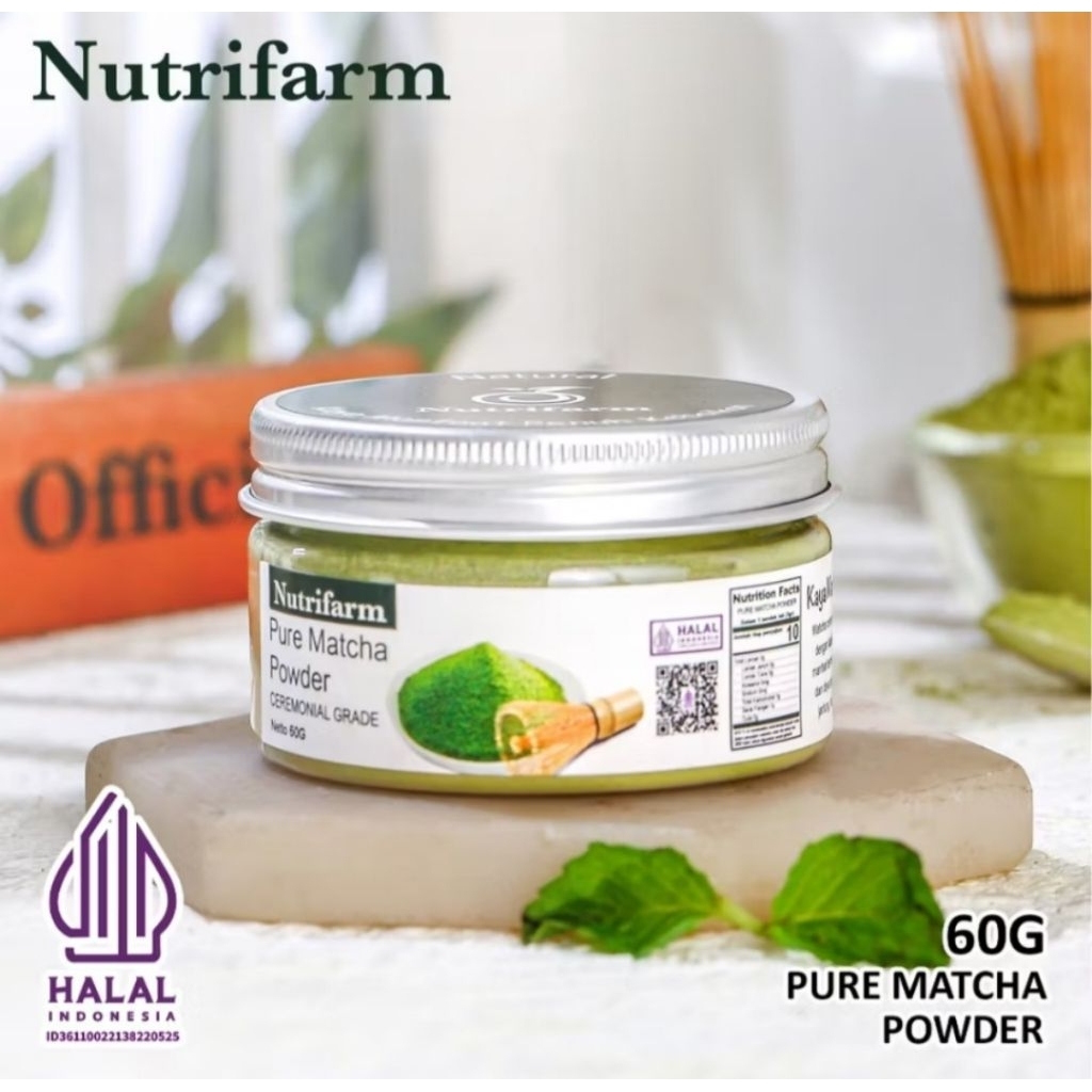 

Pure Matcha Powder 60gr Nutrifarm