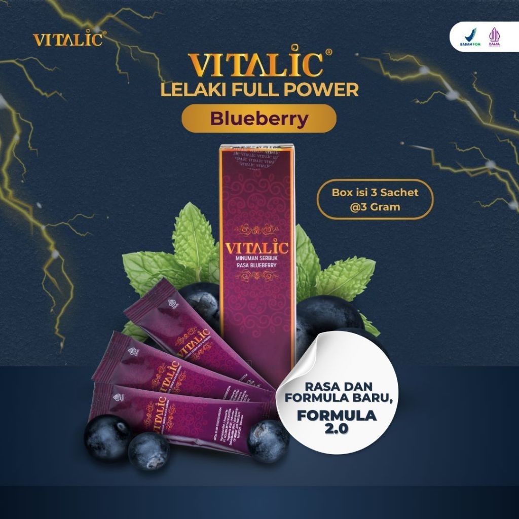 VITALIC - Herbal Vitalitas Pria BPOM (3 Sachet)