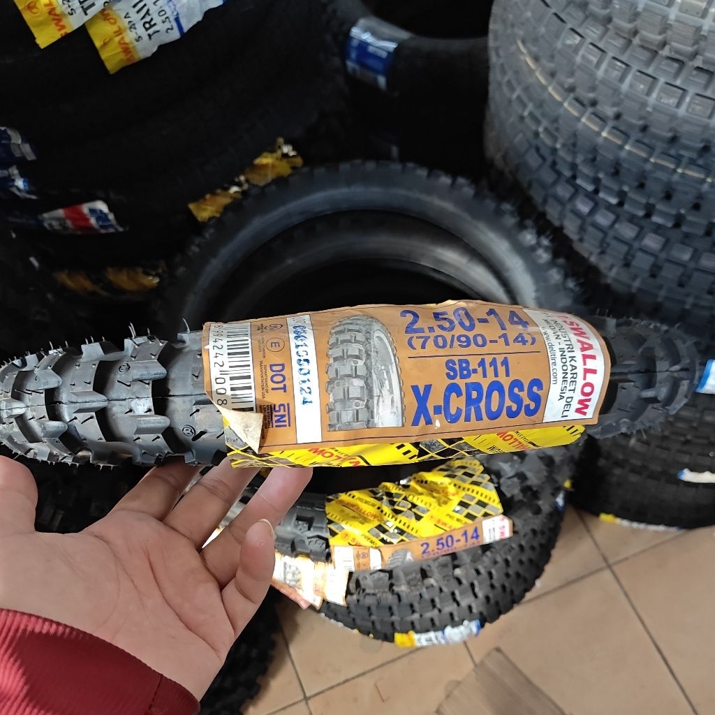 ban luar swallow 250 x 14 (70/90-14) xcross SB-111