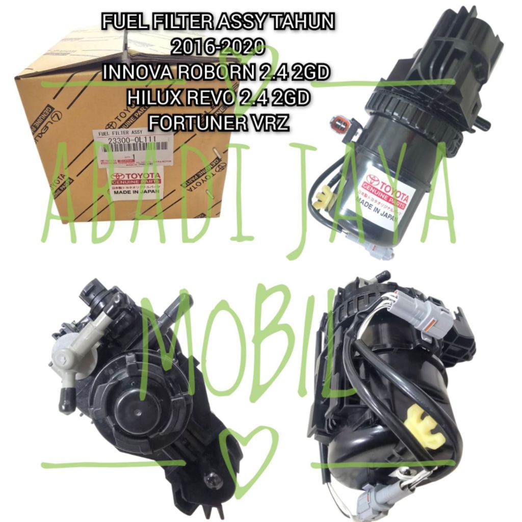 SEPERATOR ASSY FORTUNER VRZ 2.4 2400CC 2GD 2.8 2800CC 1GD FTV RUMAH FUEL FILTER ASSY FORTUNER VRZ 2.