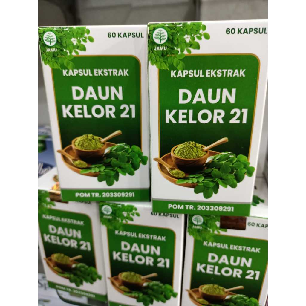 Kapsul Ekstrak Daun Kelor 21 / Daun Kelor Kapsul