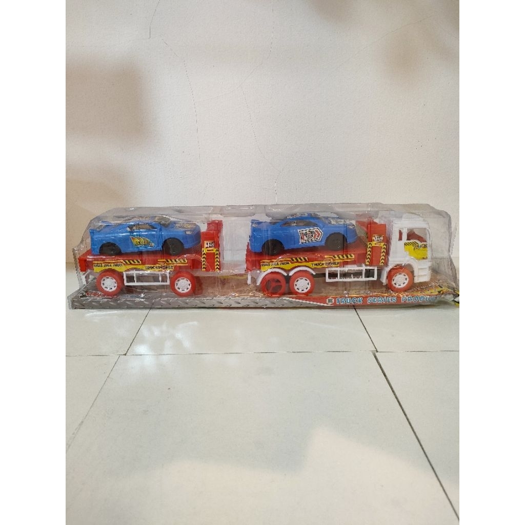 KIDZOONA - MAINAN TRUCK ISI MOBIL / TRUCK ANGKUTAN MOBIL (ST2103)