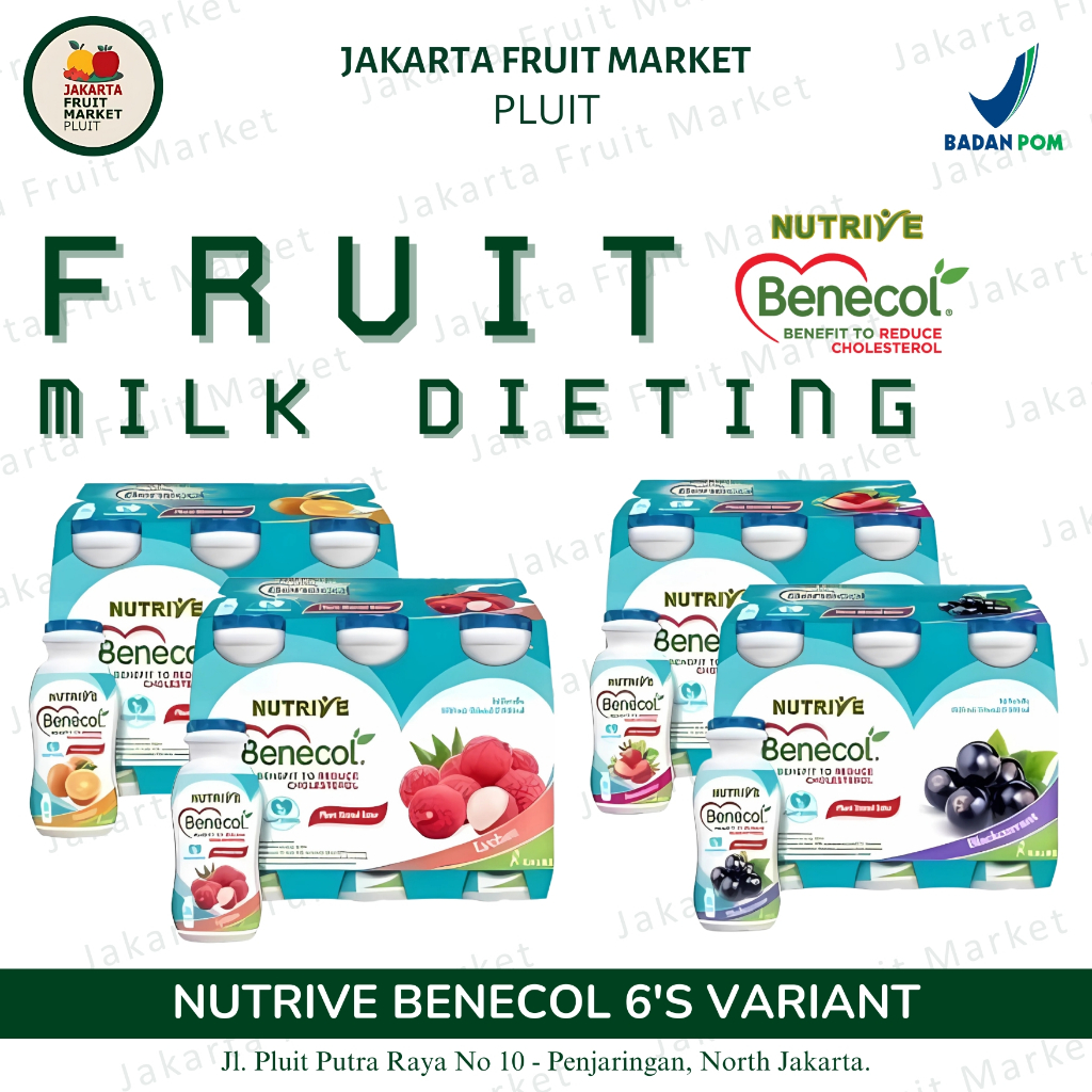 

Nutrive Benecol Smoothies 6x100ml Bebas Gula
