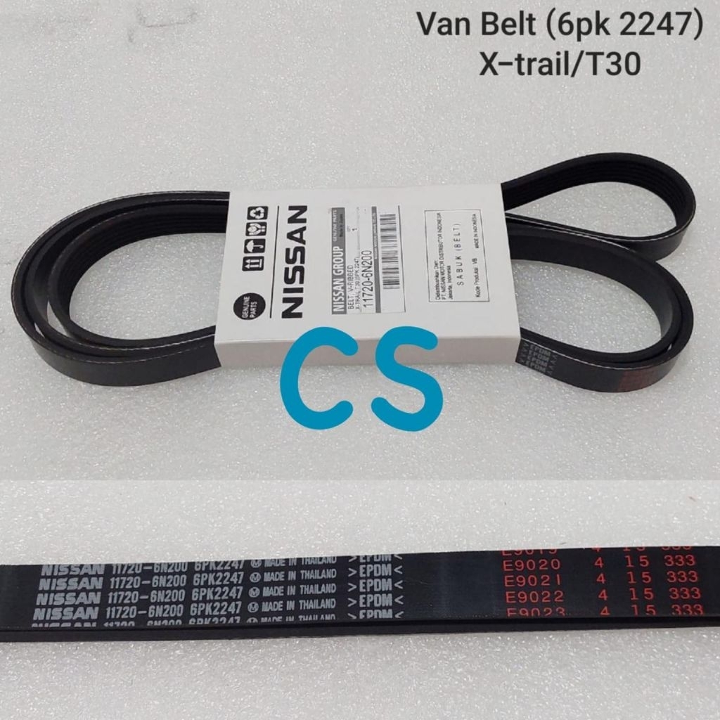 VAN BELT 6PK 2247 NISSAN X-TRAIL T30