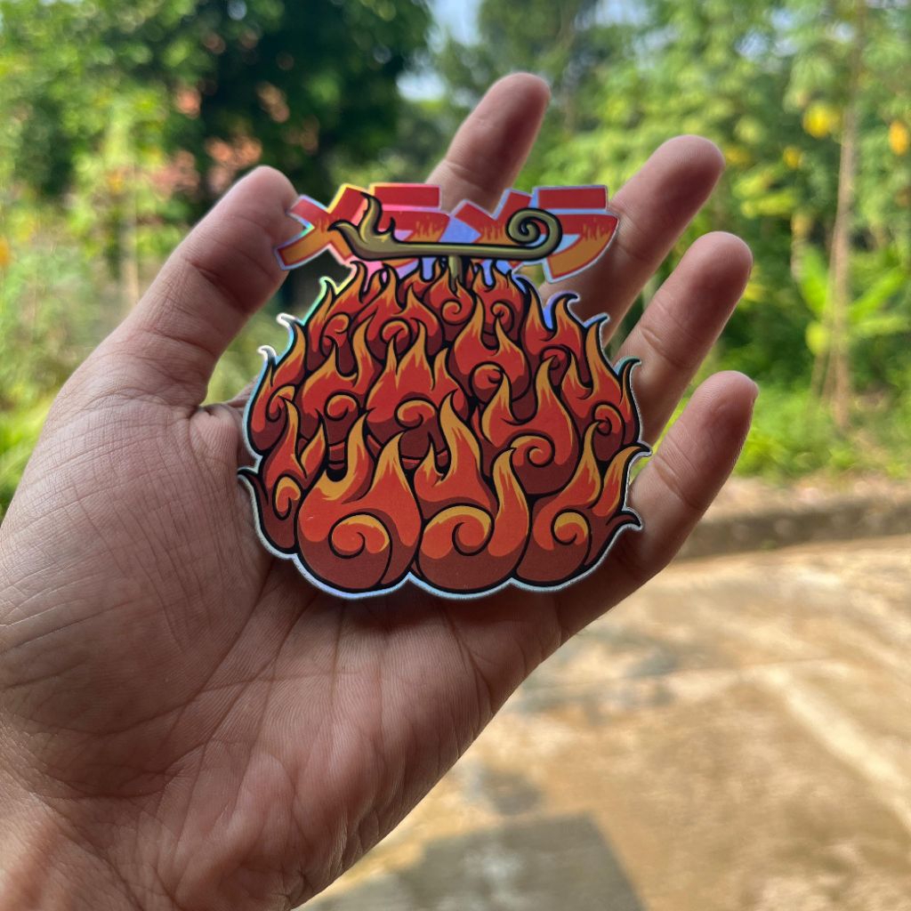 STIKER ONE PIECE - STIKER ONE PIECE HOLOGRAM - STIKER DEVIL FRUITS ONE PIECE