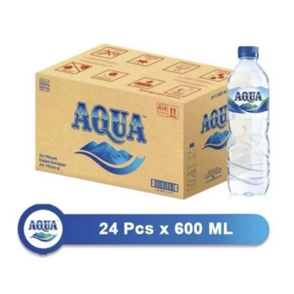 

Aqua botol 600ML