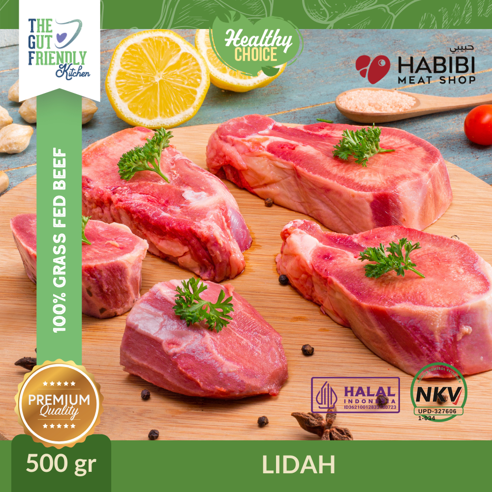 

100% GRASSFED PREMIUM Beef Tongue (Lidah Sapi)