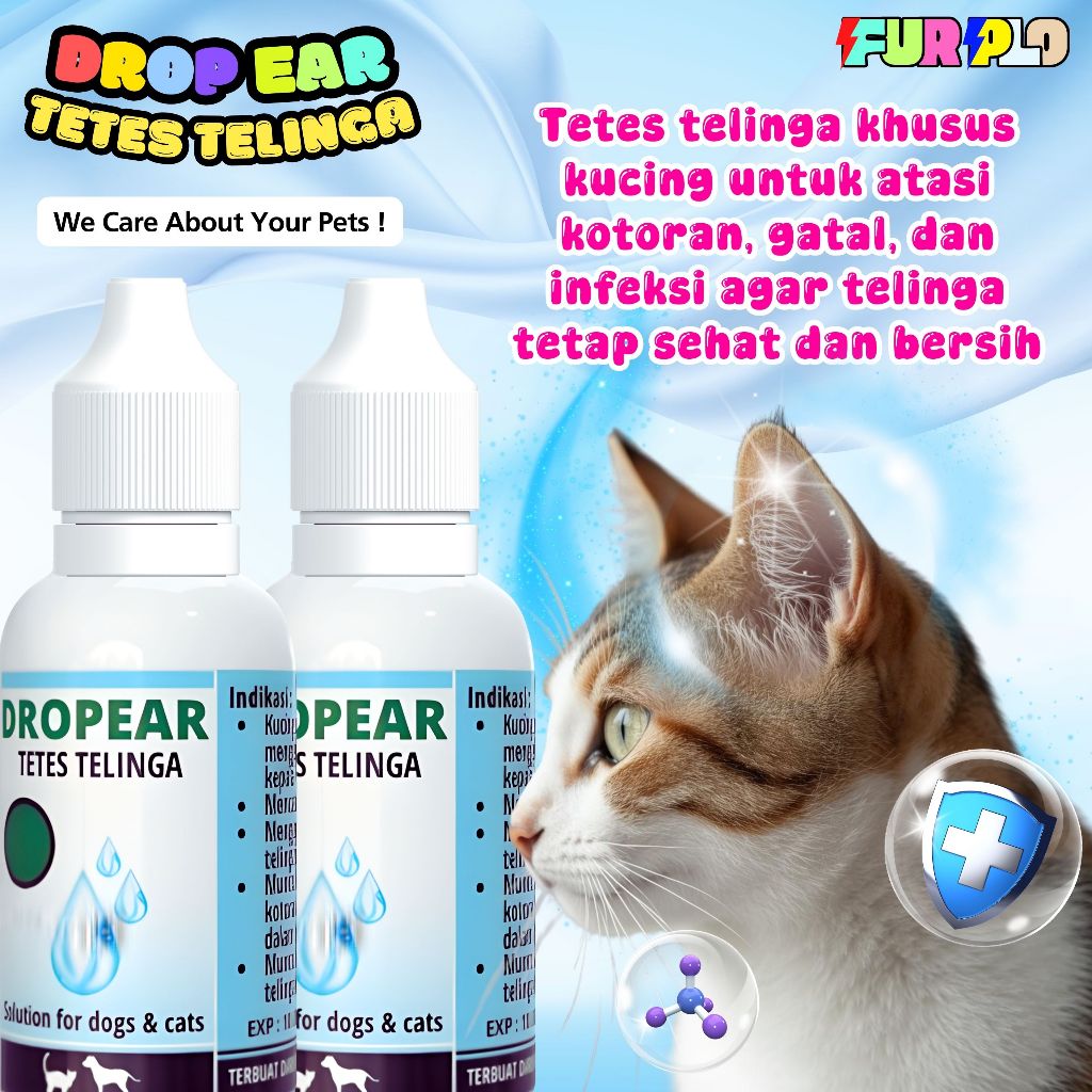 DROPEAR Obat Telinga Sakit, Obat Tetes Telinga Bernanah, Obat Tetes Telinga Berair, Congek, Sakit Te
