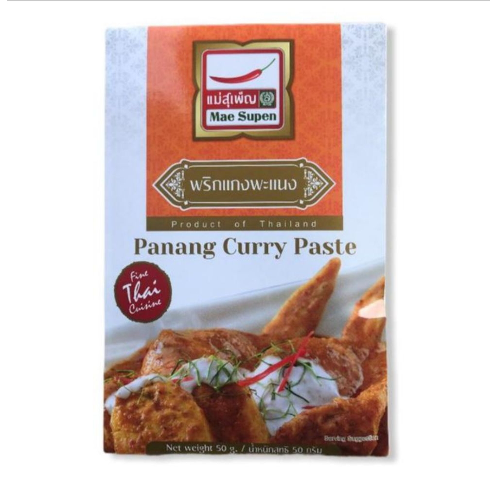 

Mae Supen Panang Curry Pasta Thailand 50g