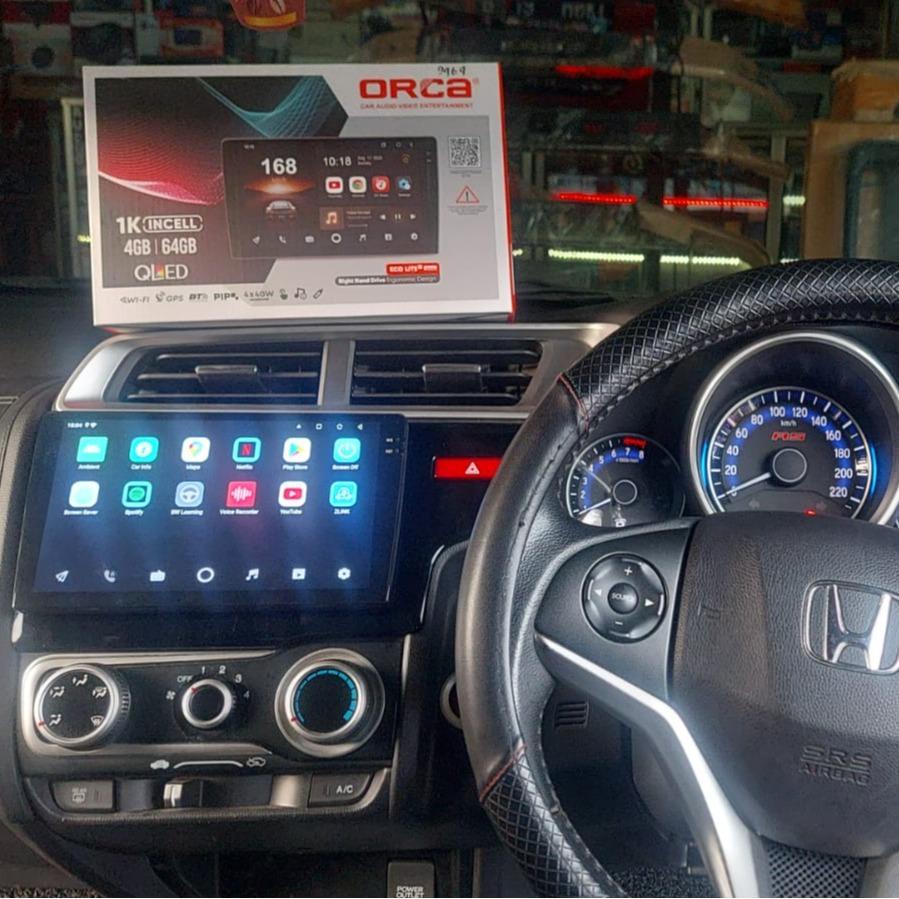 HEAD UNIT DOUBLE DIN DOUBLEDIN ANDROID ORCA RAM 4 HONDA JAZZ