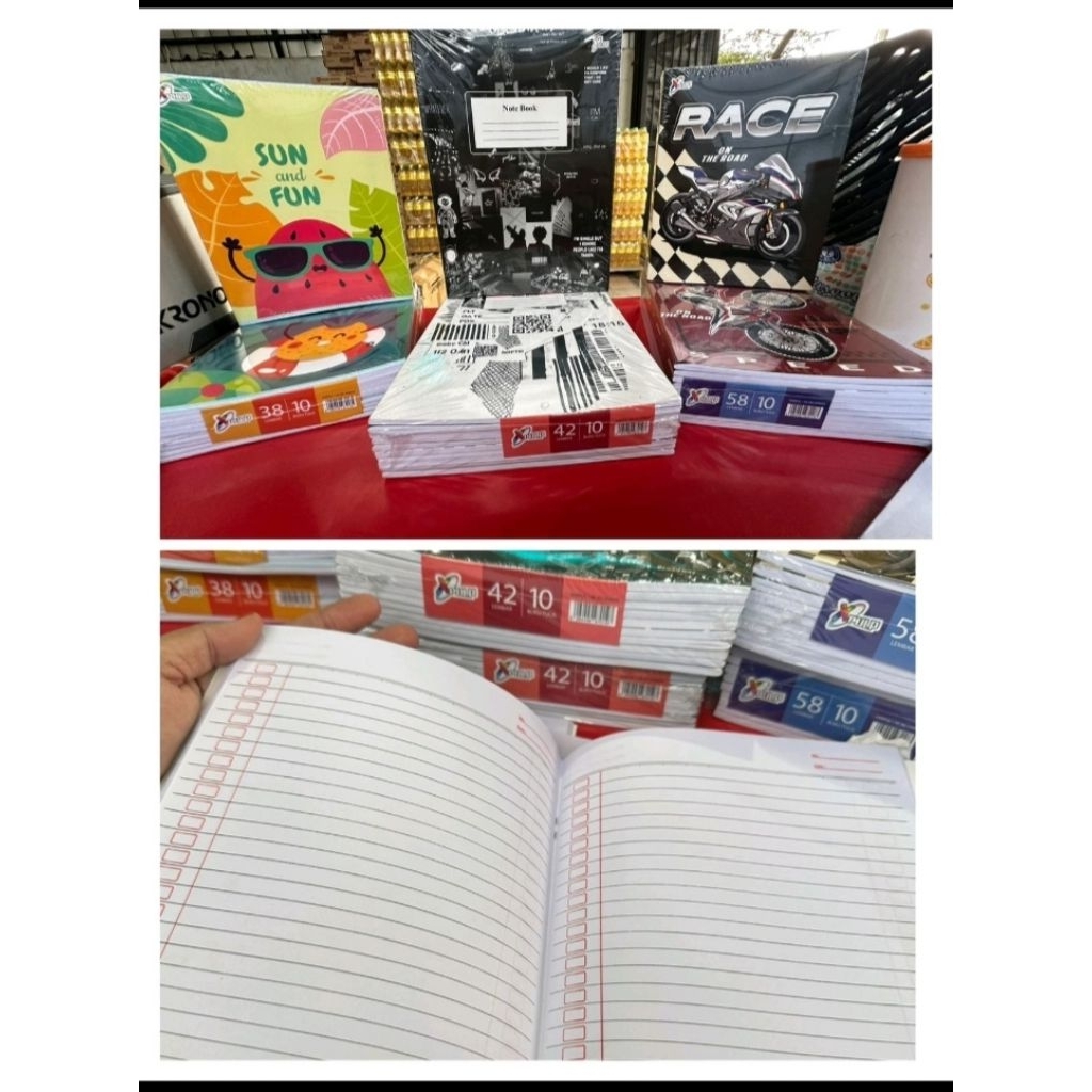 

Buku tulis xplup 1 pack isi 10 pcs