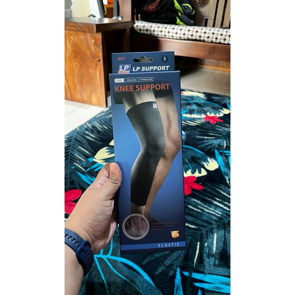 Knee LP Support Panjang Original Deker Lutut Engkel 667 Long
