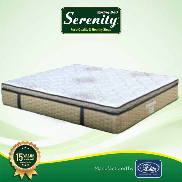 Serenity Impressa Pocket Springbed | Kasur Elite Serenity Impressa Pocket Spring bed Pillowtop 2024