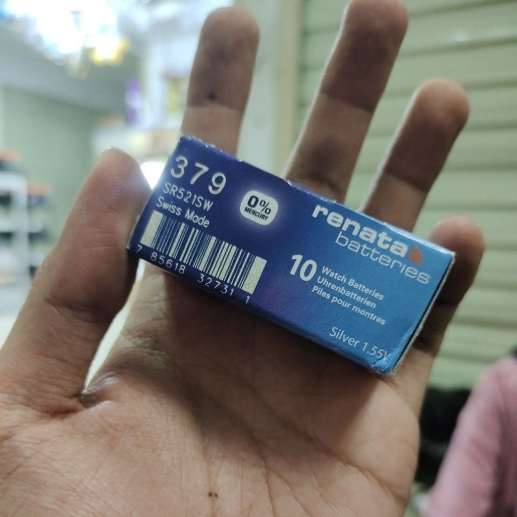 baterai renata SR521SW SR521 521 379 original swiss made
