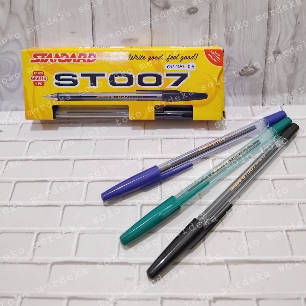 

Bolpoint Standard ST007 (tinta hitam)