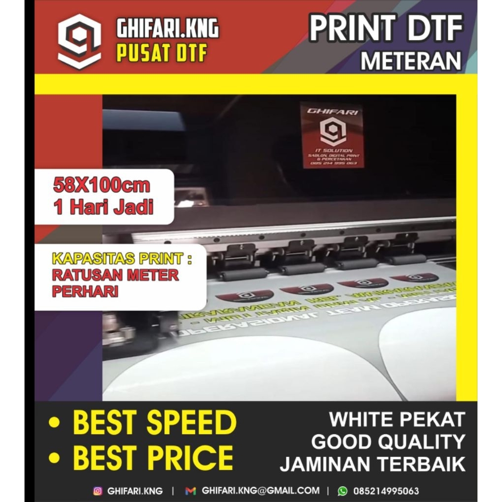 DTF METERAN/PRINT DTF/DTF LARGE FORMAT