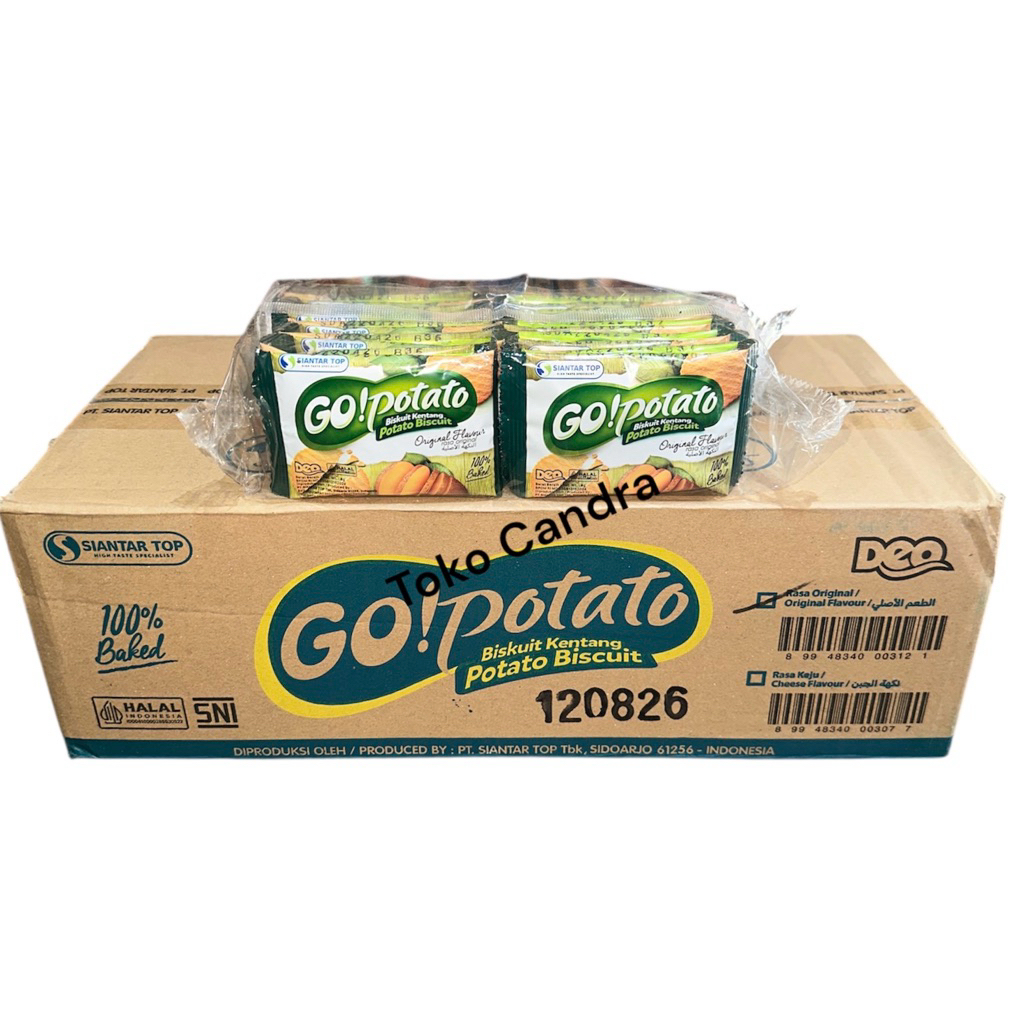 

1 DUS GO POTATO / 200pcs / 10pack / 8gr