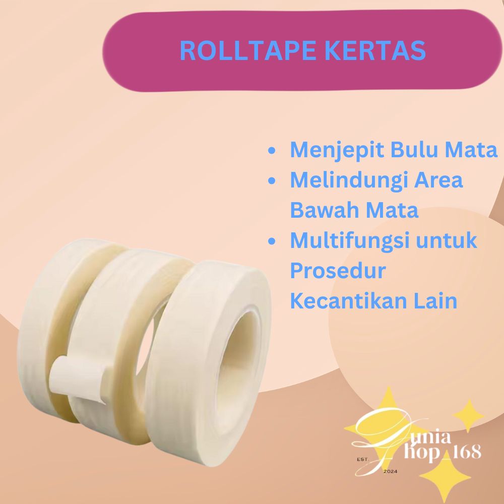 ROLLTAPE KERTAS / LASH TAPE /PLASTER KHUSUS UNTUK BULUMATA