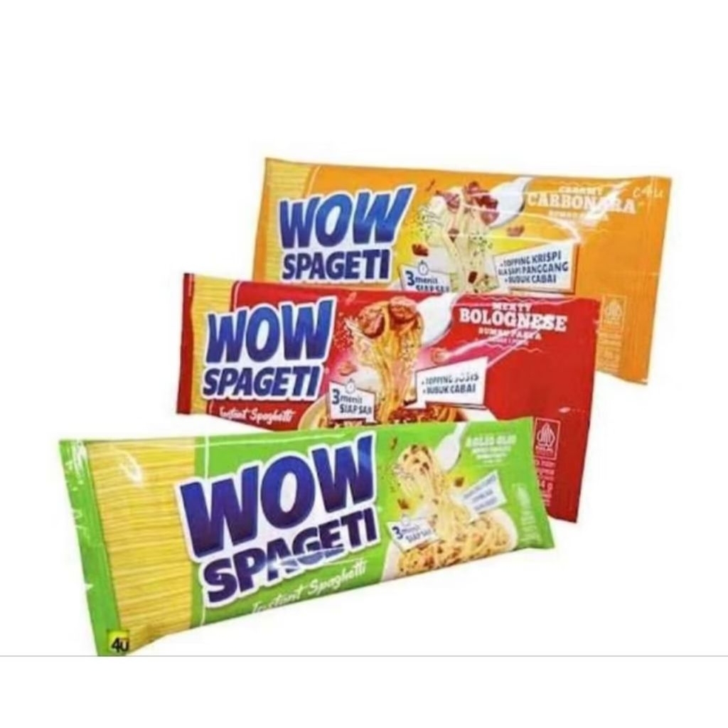 

WOW Spaghetti All Varian promo (bisa beli satuan)