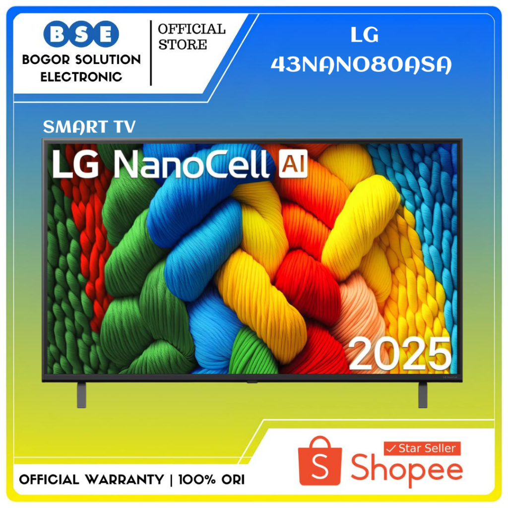 TV LG NanoCell 43 Inch LG 43NANO80ASA 4K HDR Smart TV LG NANO80 43 Inch LG 43NANO80