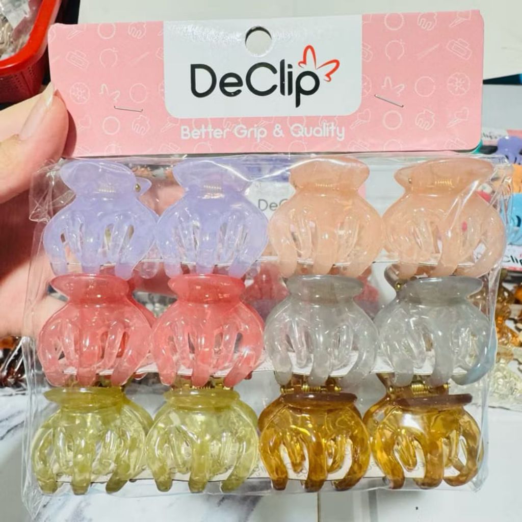 (SATUAN) JEDAI JEPIT KECIL ORIGINAL DECLIP JEPIT RAMBUT GIGI 5 UKURAN 3.5 CM MINI / PREMIUM HAIR CLI