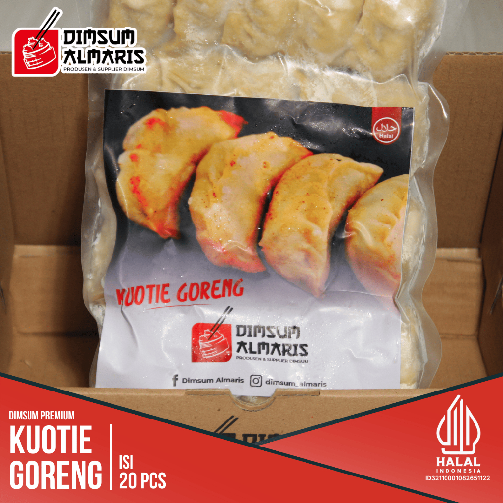 

Dimsum Kuotie Goreng Premium Frozen + Chili Oil