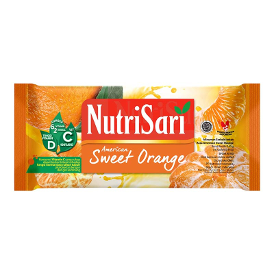 

NutriSari American Sweet Orange 10 x 14 g - Minuman Buah / Nutrisari