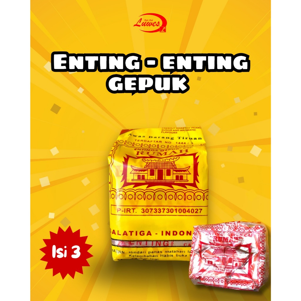 

enting-enting gepuk isi 30 bungkus