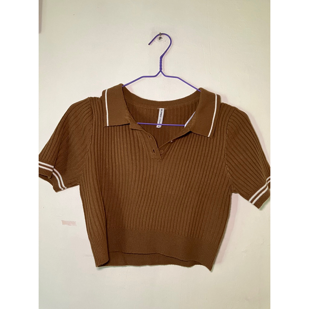 Crop CB coklat