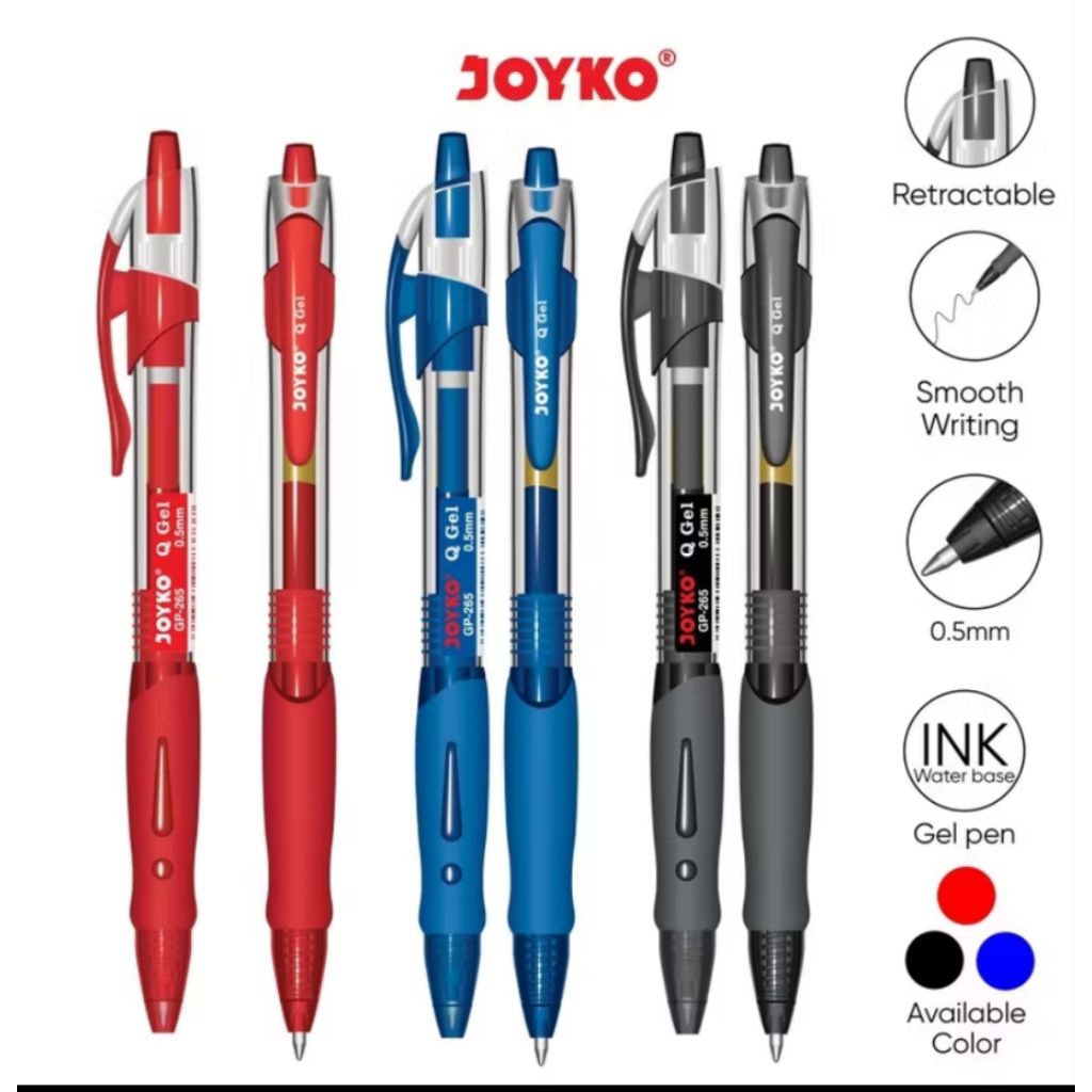 

JOYKO GEL PEN GP-265 Q GEL 0,5MM / JOYKO PULPEN Q GEL