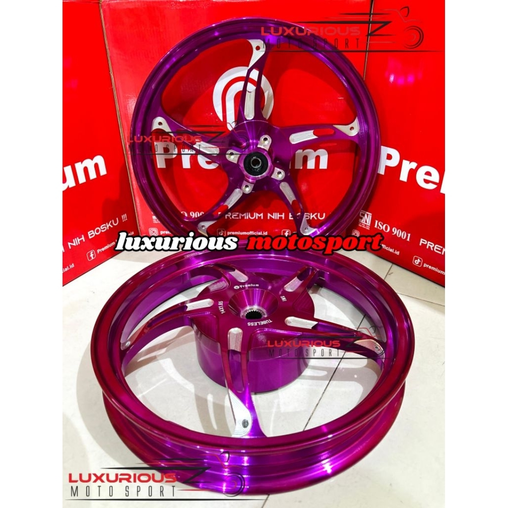 Velg Premium P 55 Vario 125/ Vario 150 / Vario 160 CBS F160x14 & R185x14 Velg Racing Premium P55 Var