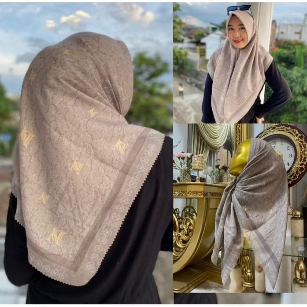 Scraft hijab segi empat / dedah grosir cirebon