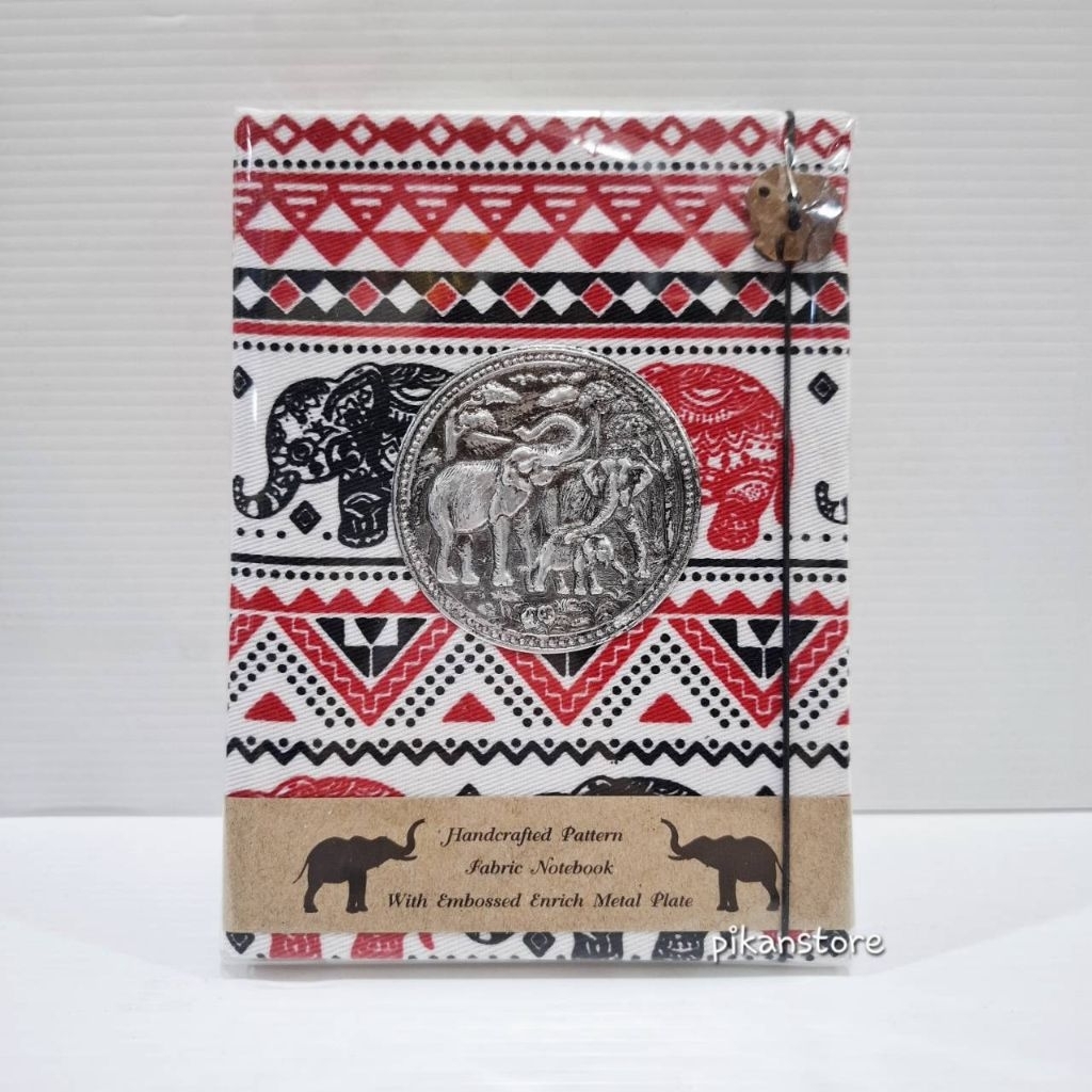 

Notebook A6 Fabric Gajah Khas Thailand/ Buku Tulis Catatan/ Buku Journal Jurnaling Aesthetic