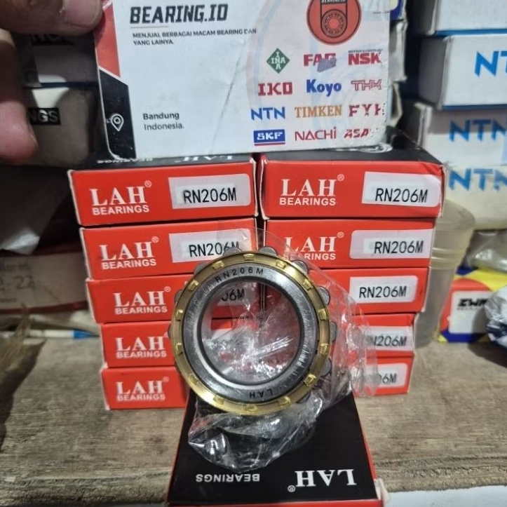 Bearing CYLINDRICAL RN 206 / RN206 M 30×53,5×16 MM LAH  PREMIUM ORIGINAL