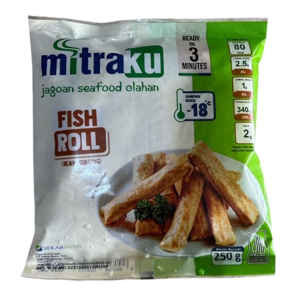 

mitraku fishroll 250gr